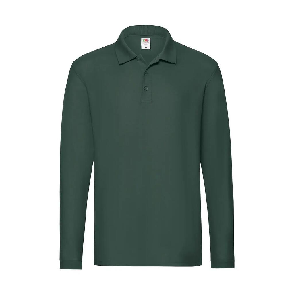 Long sleeve polo shirt Fruit of the Loom Premium