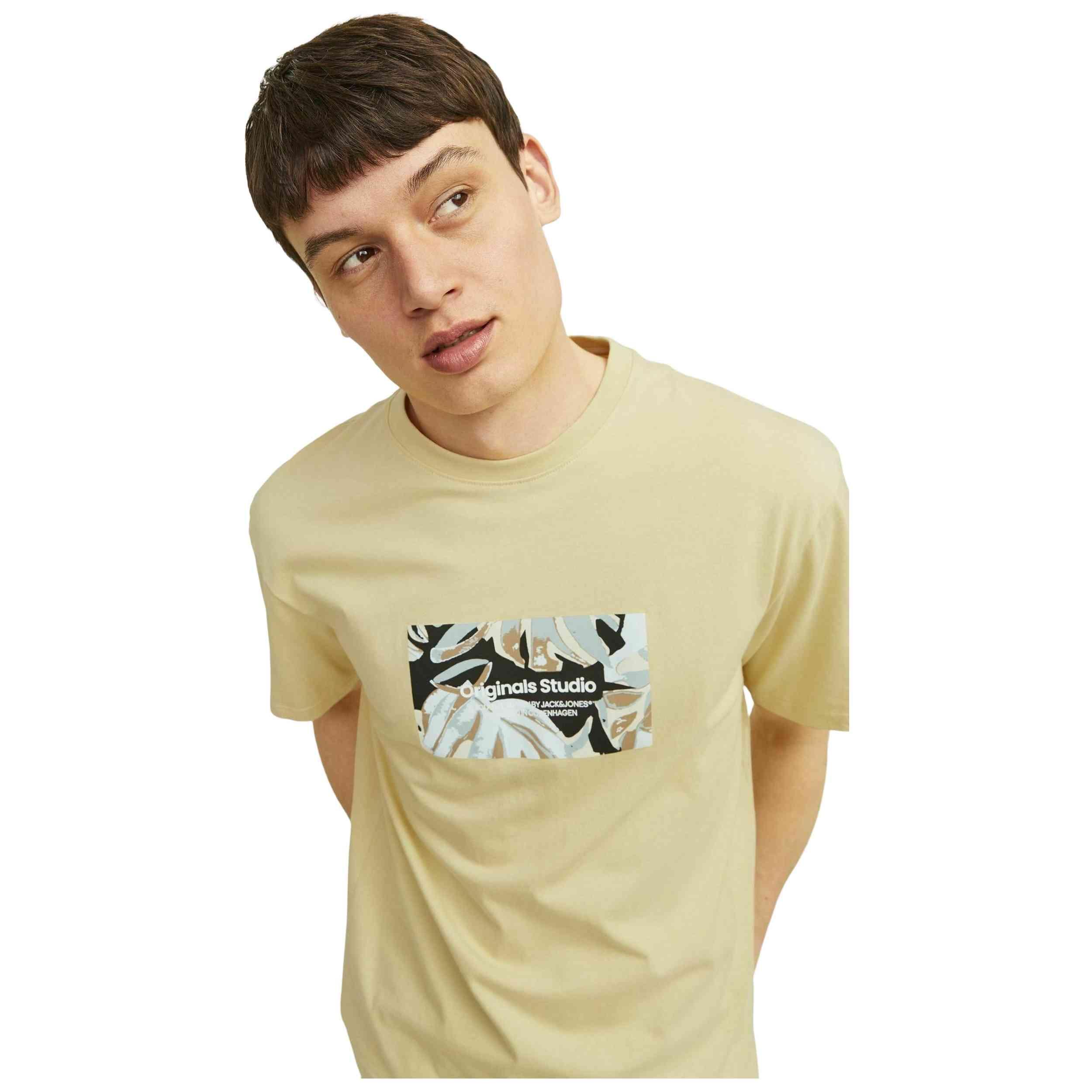 Camiseta de manga corta Jack&jones modelo 12256717-ITALIANSTRAW para hombre 5/5