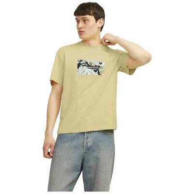 T-shirt met korte mouwen jack&jones model 12256717-italianstraw voor mannen
