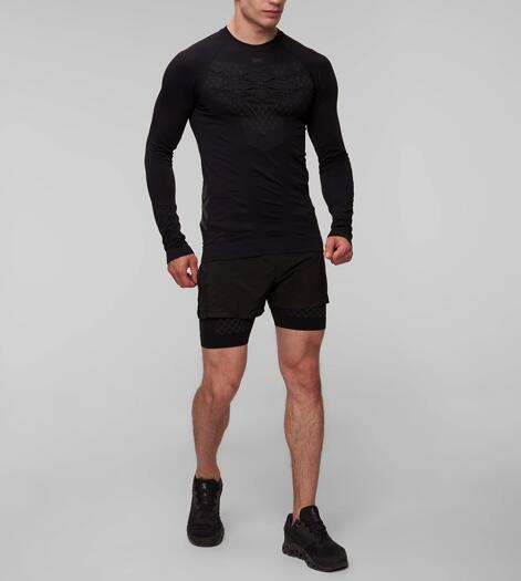 Koszulka biegowa męska termoaktywna X-Bionic Twyce Run Shirt LS Black 2/5