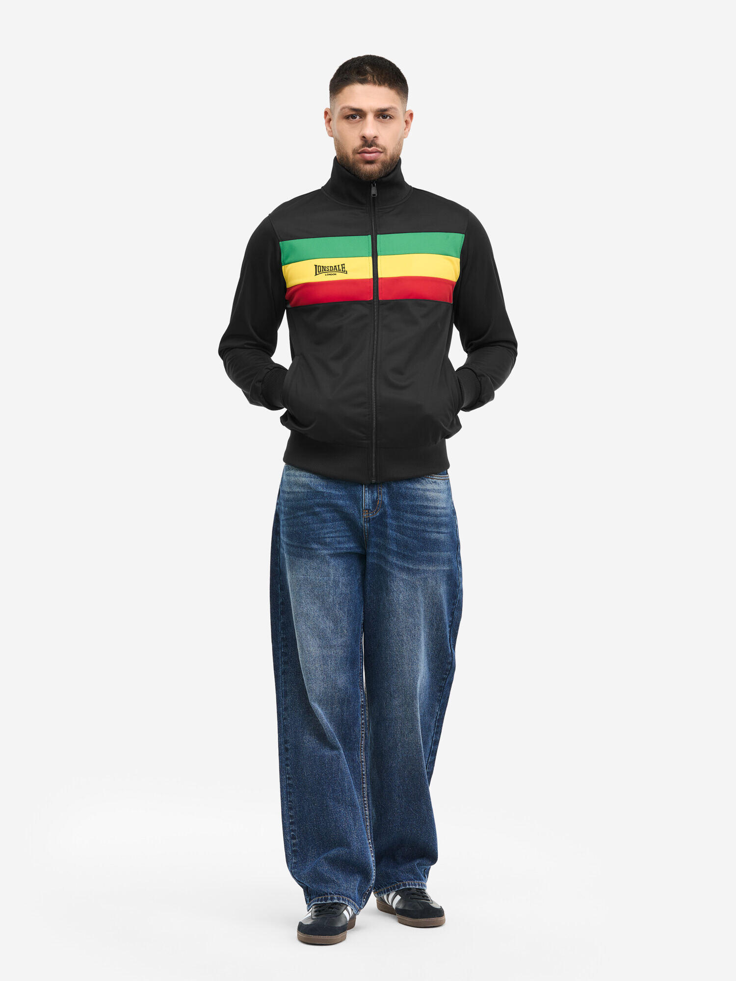 Tracksuit Jacket Lonsdale Sounds Three 3/6