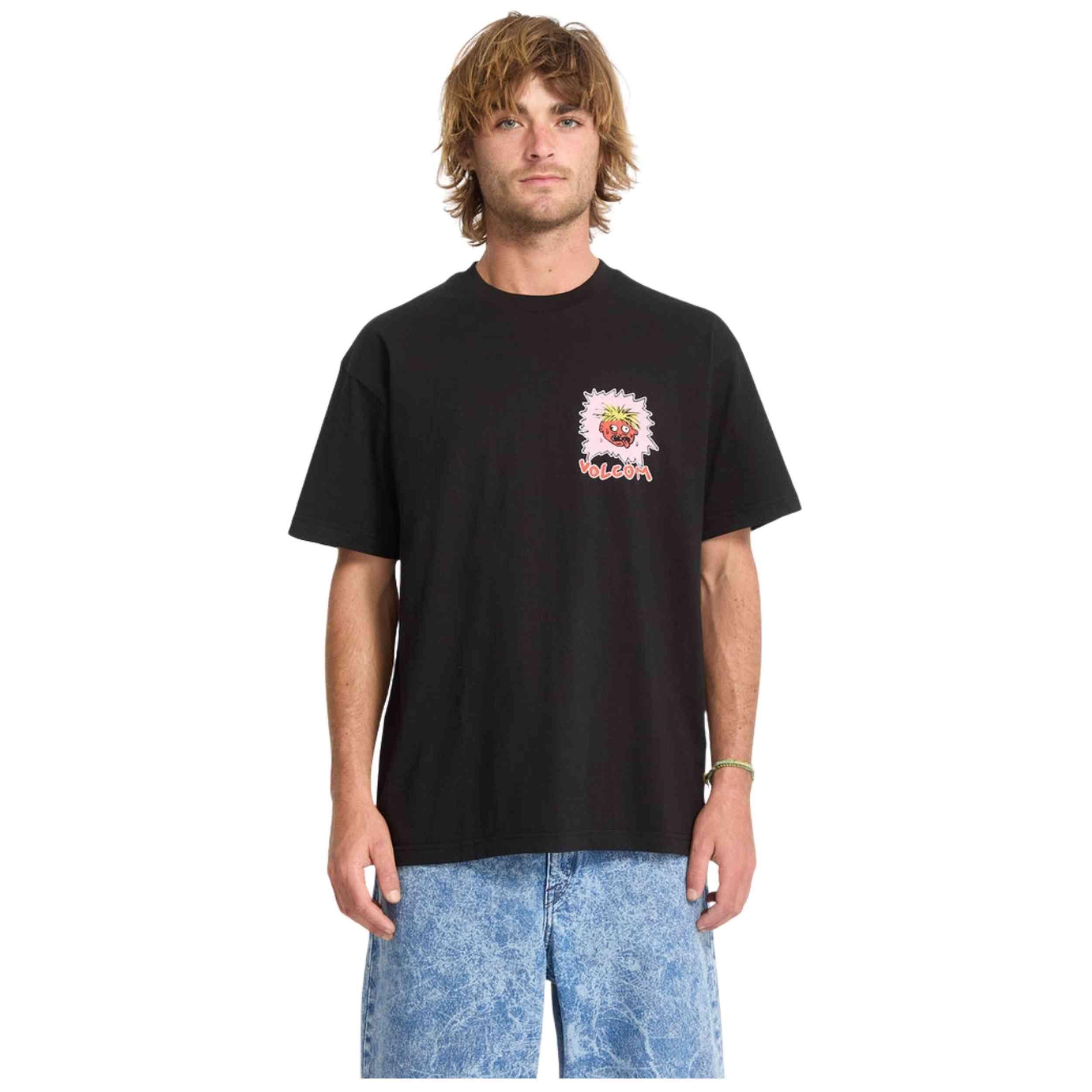 Maglia a maniche corte Volcom modello A5232558-BLK per uomini 3/5