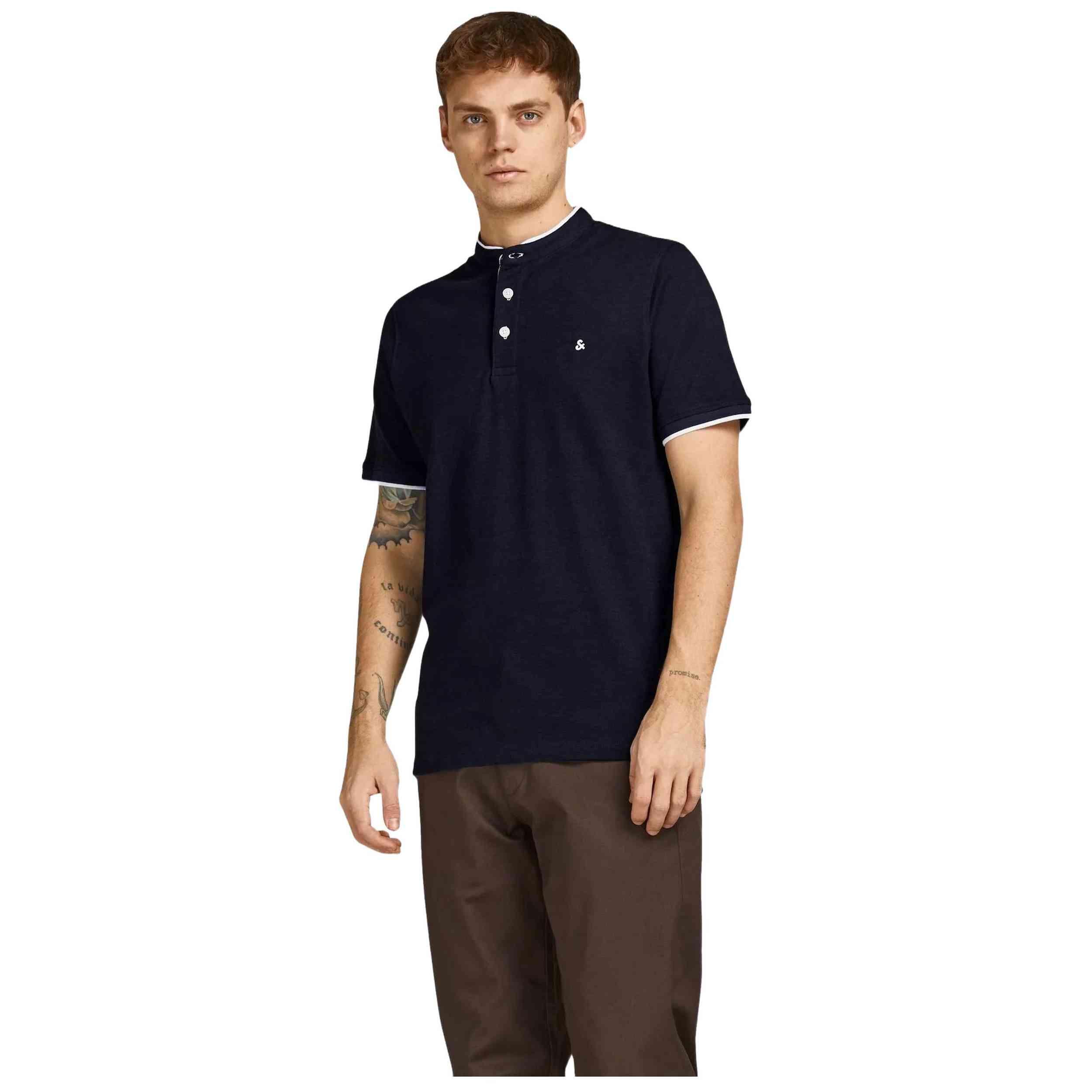 Polo de manga corta Jack&jones modelo 12199711-DARKNAVY para hombre 5/5
