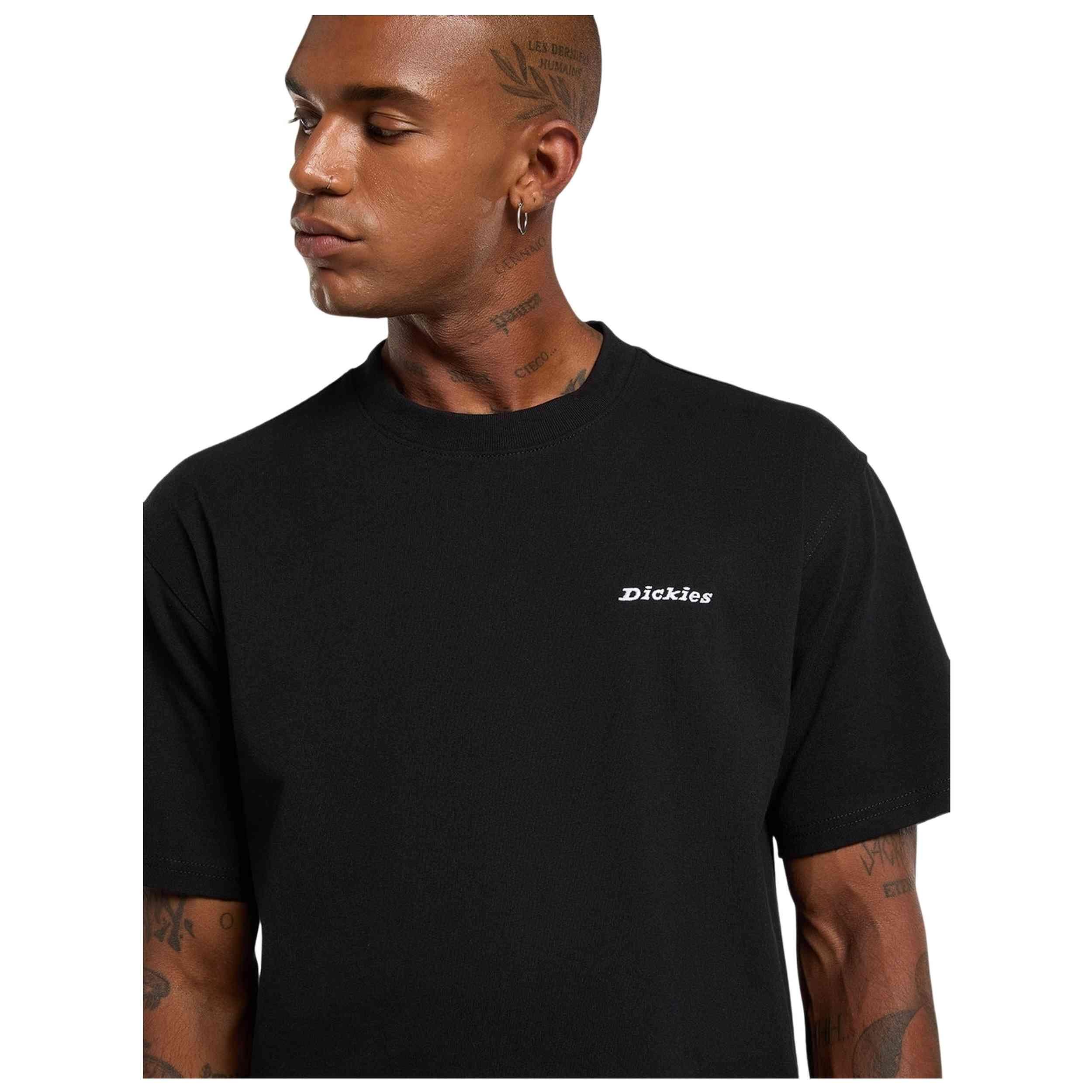 T-shirt Dickies modèle DK0A89ENBLK1 pour homme 3/4