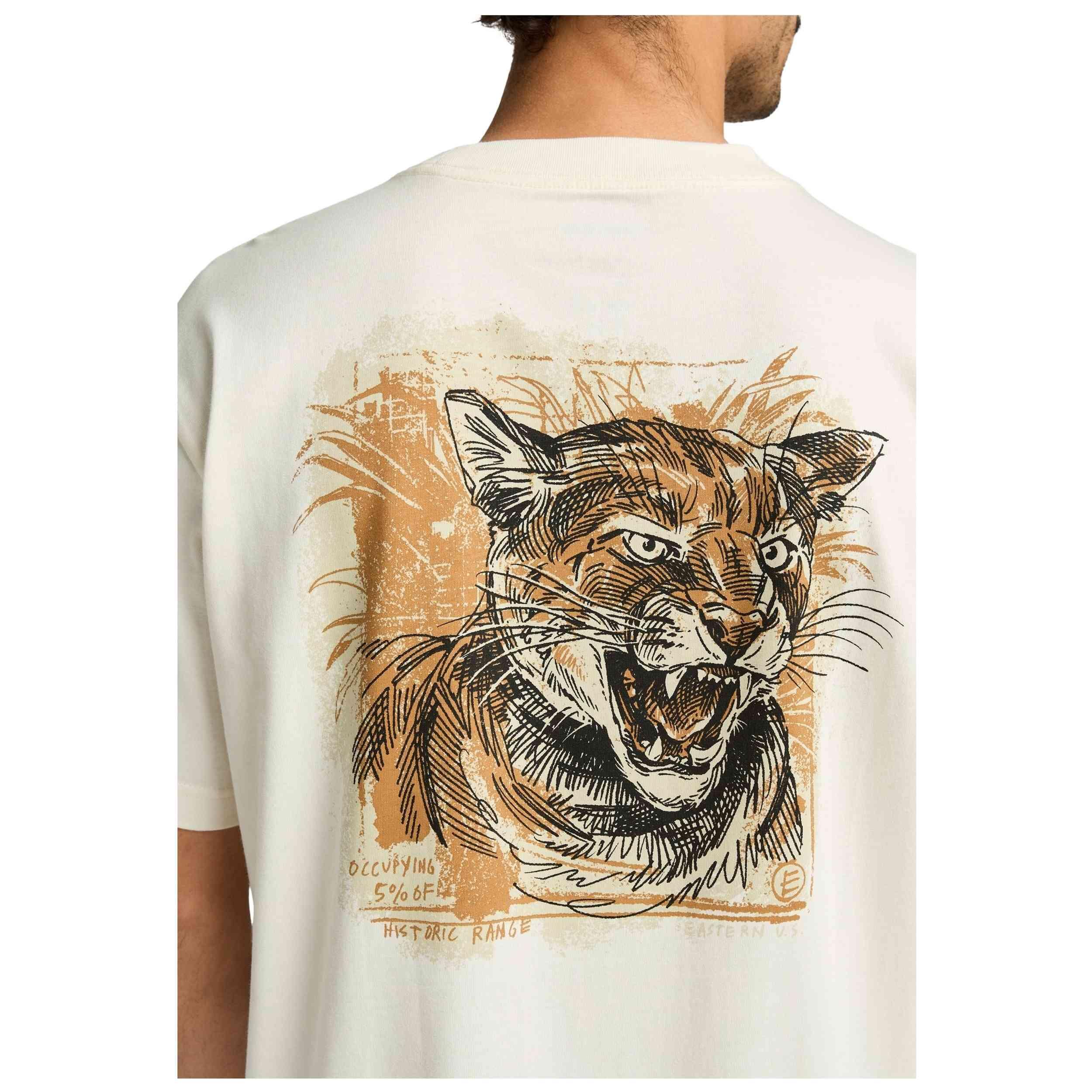 T-shirt Rvca modelo EVYZT00269-WHT para homem 4/5