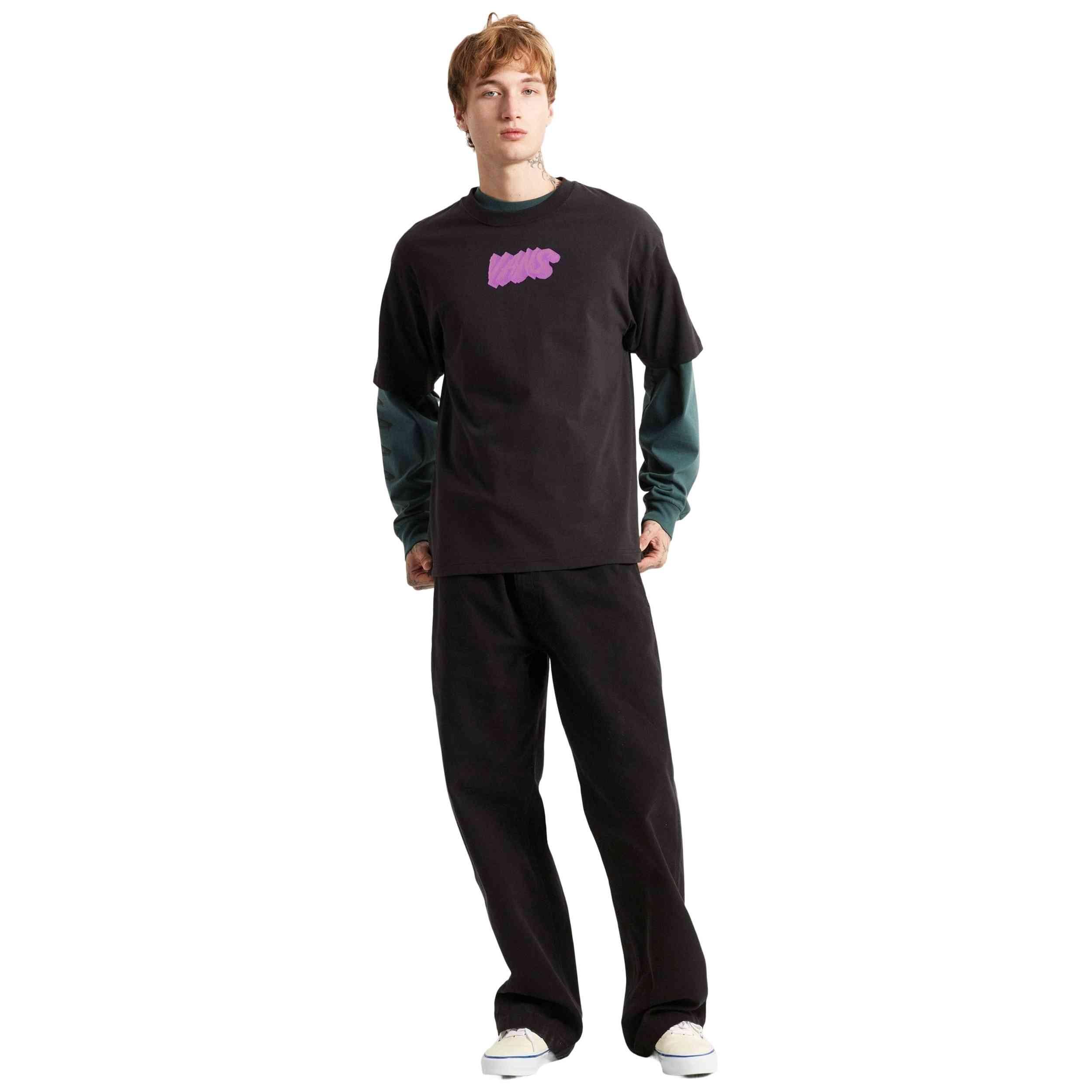 Camiseta de manga corta Vans modelo VN000VY1BLK para unisex 3/3