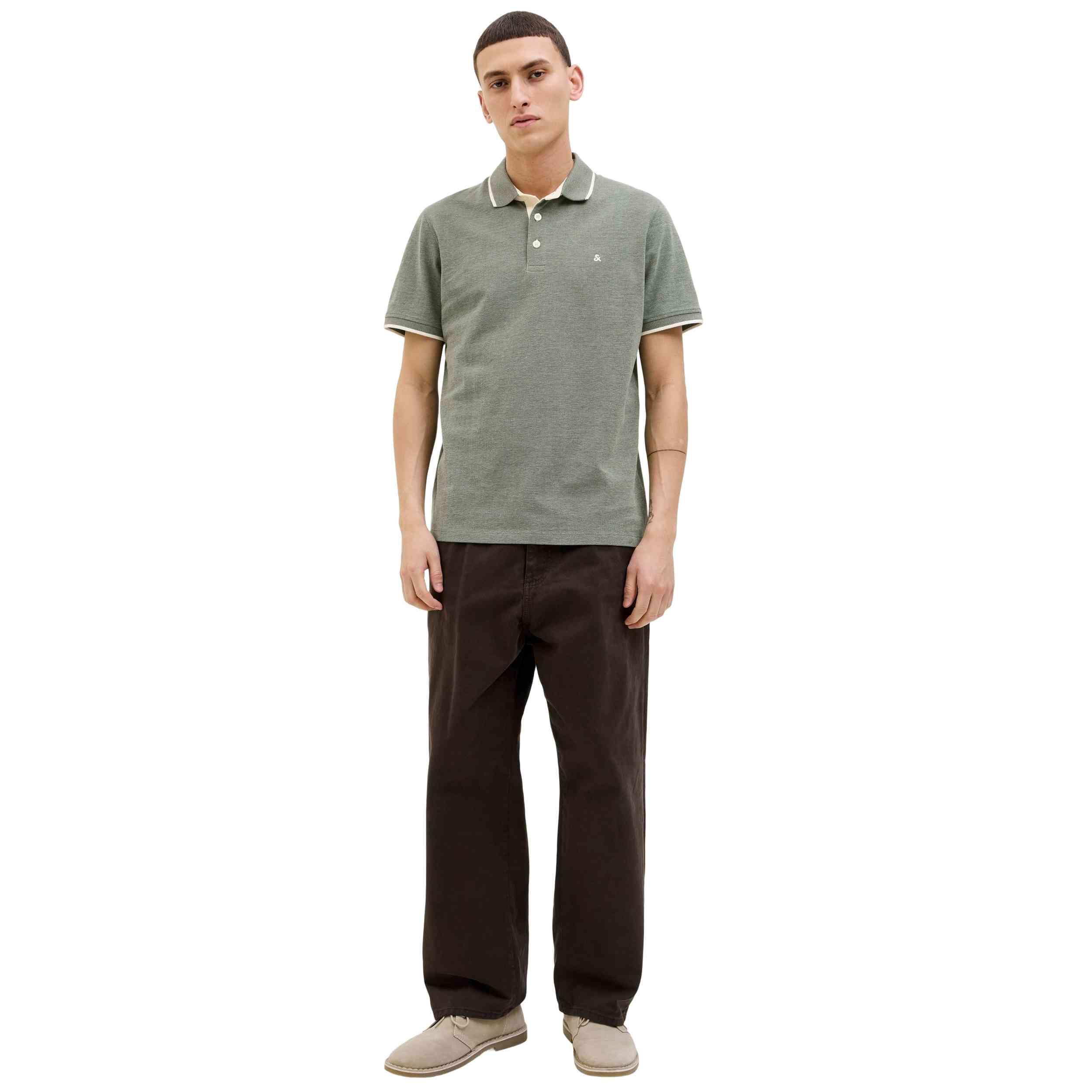 Polo à manches courtes Jack&jones modèle 272400100002 pour homme 4/5