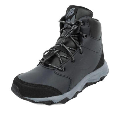 Leren winterwandelschoenen voor kinderen (zwart)