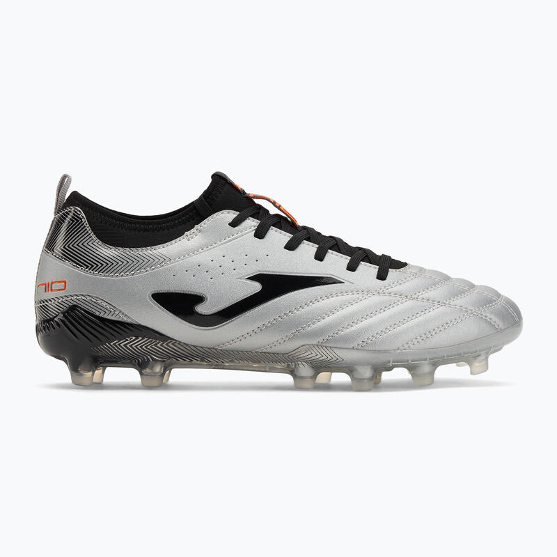 Ghete de fotbal pentru bărbați Joma Numero-10 FG gri/negru