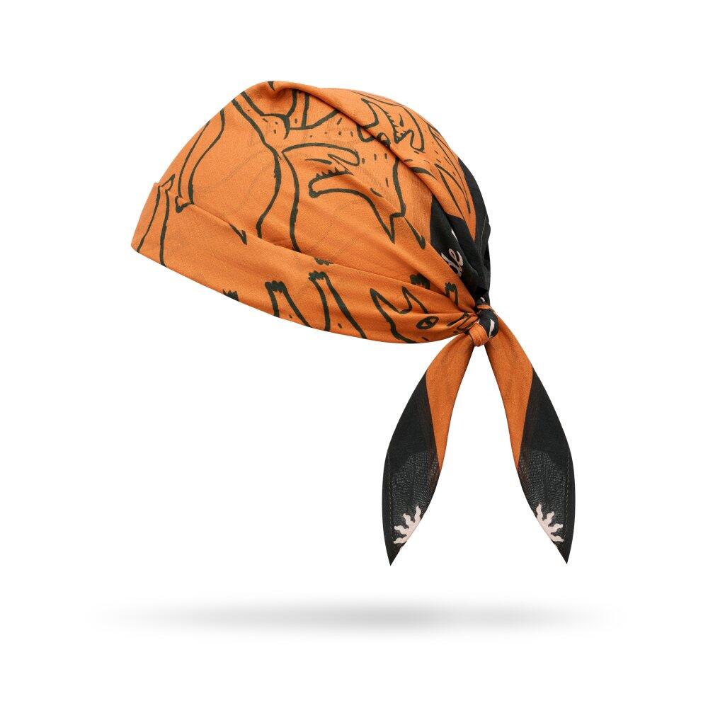 Turystyczna bandana rowerowa Kolarstwo Siroko Embrace Orange