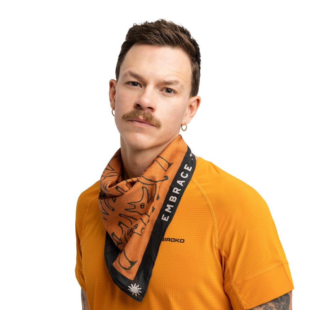 Bandana cyclotourisme Cyclisme Femme Embrace Orange Orange 5/6