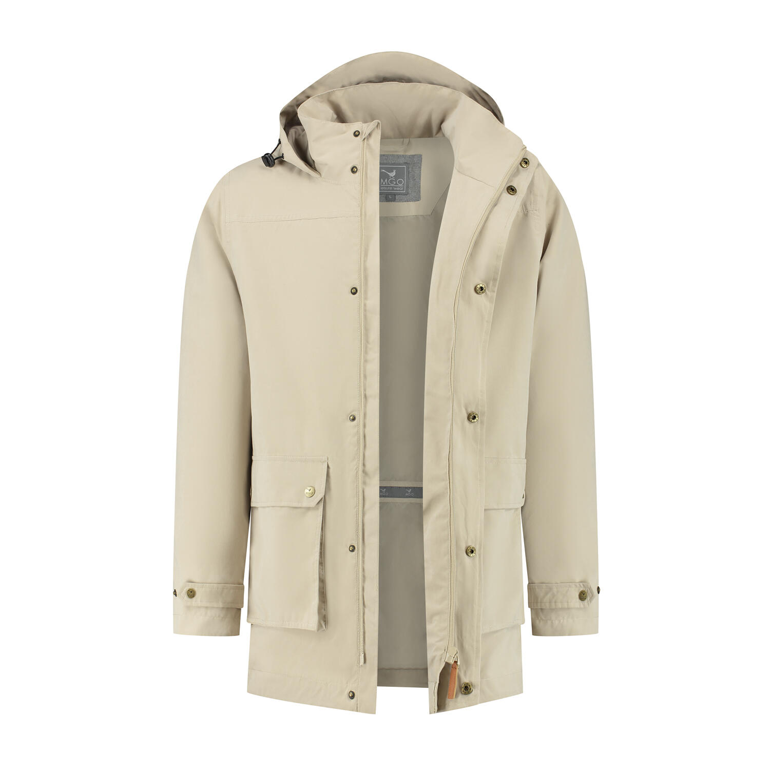 James Uomo - Giacca hardshell - Impermeabile - Kaki 4/4