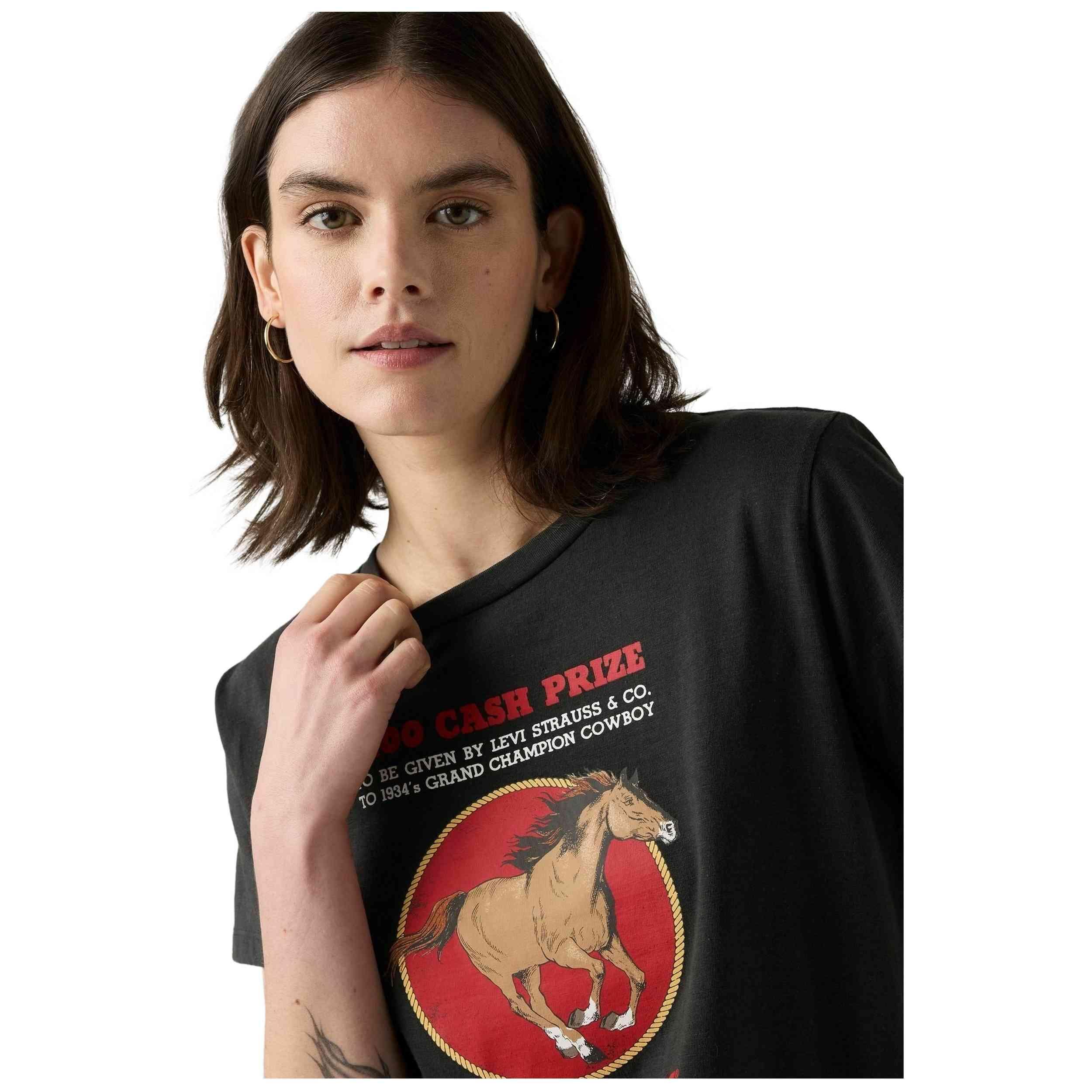 Kurzarmshirt Levi's Modell 300303200009 für frauen 4/5