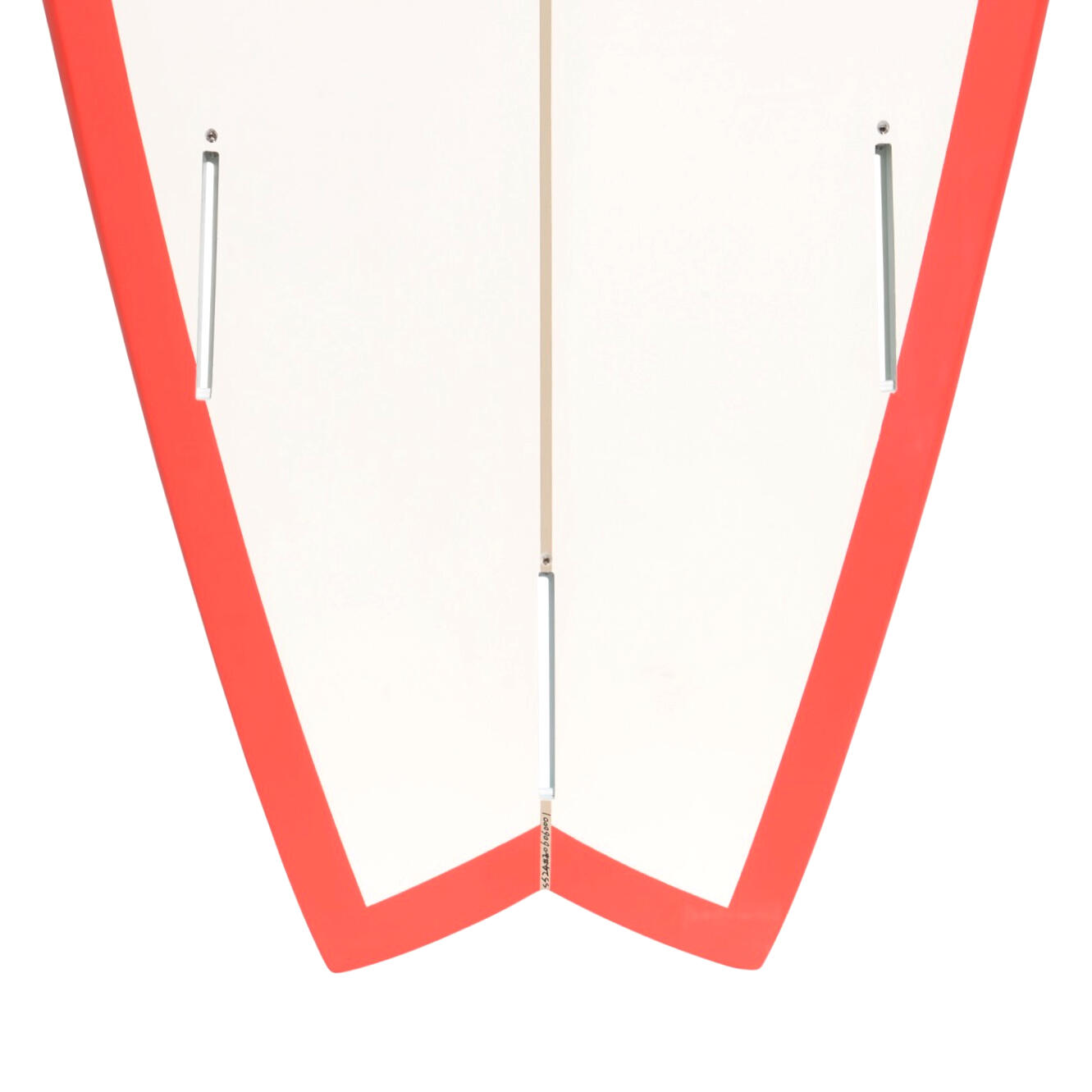 Victory Surfboards - Long Fish 6'6 - Epoxy - Futures - Matte Red / White 3/5