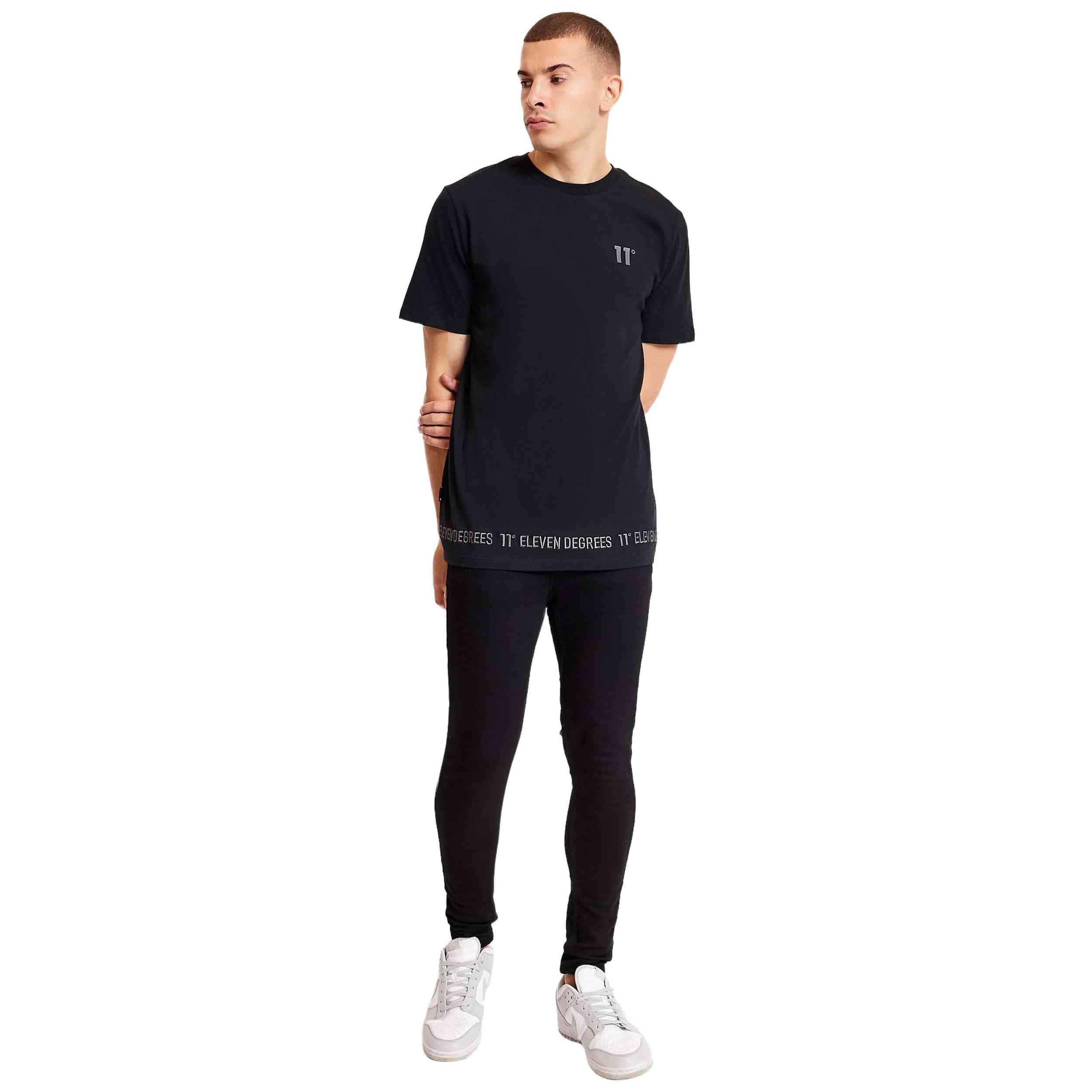 Camiseta de manga corta 11 degrees modelo 11D3683-001 para hombre 2/5