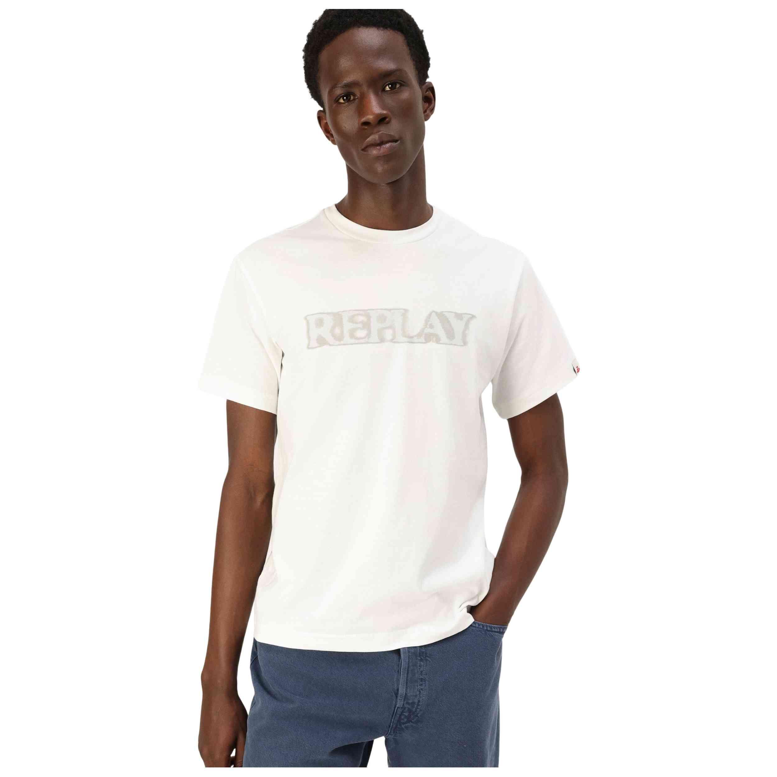 Camiseta de manga corta Replay modelo 077-50716306997587 para hombre 5/5