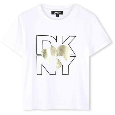 T-shirt met korte mouwen dkny model d62305_560 voor meisjes