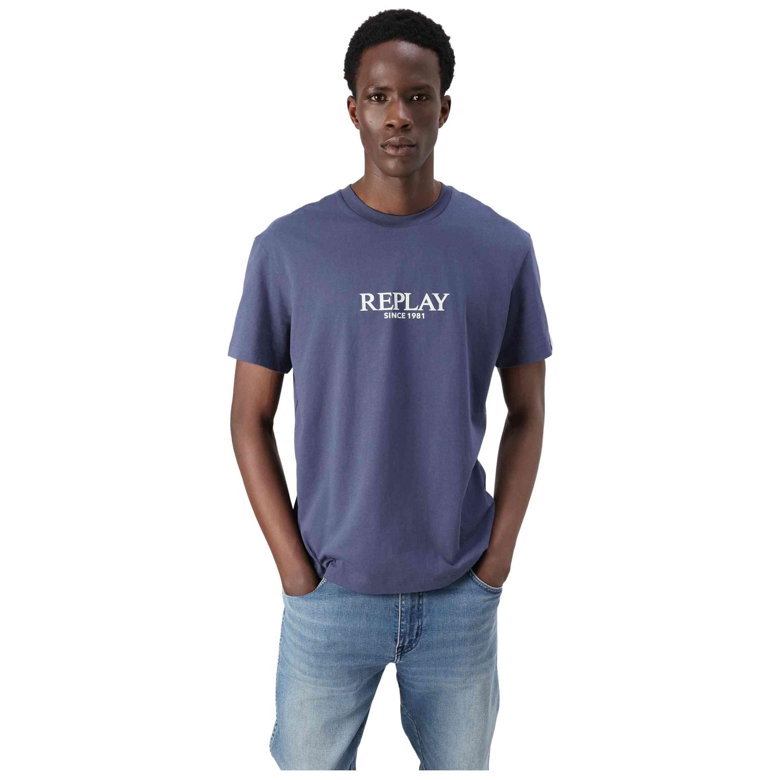Camiseta de manga corta Replay modelo 077-50716368044371 para hombre 5/5