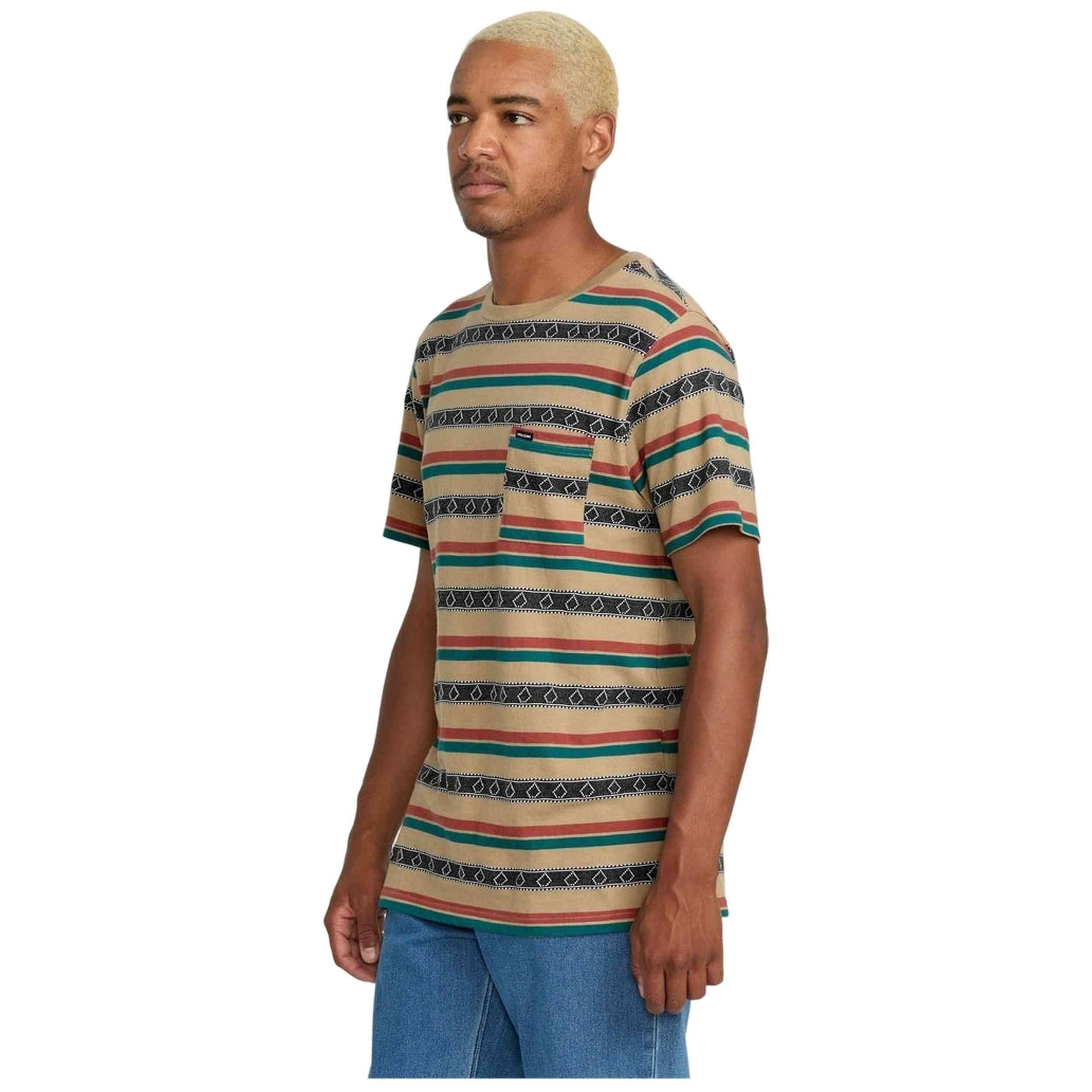 Kurzarmshirt Volcom Modell A0122503-KHA für männer 2/5