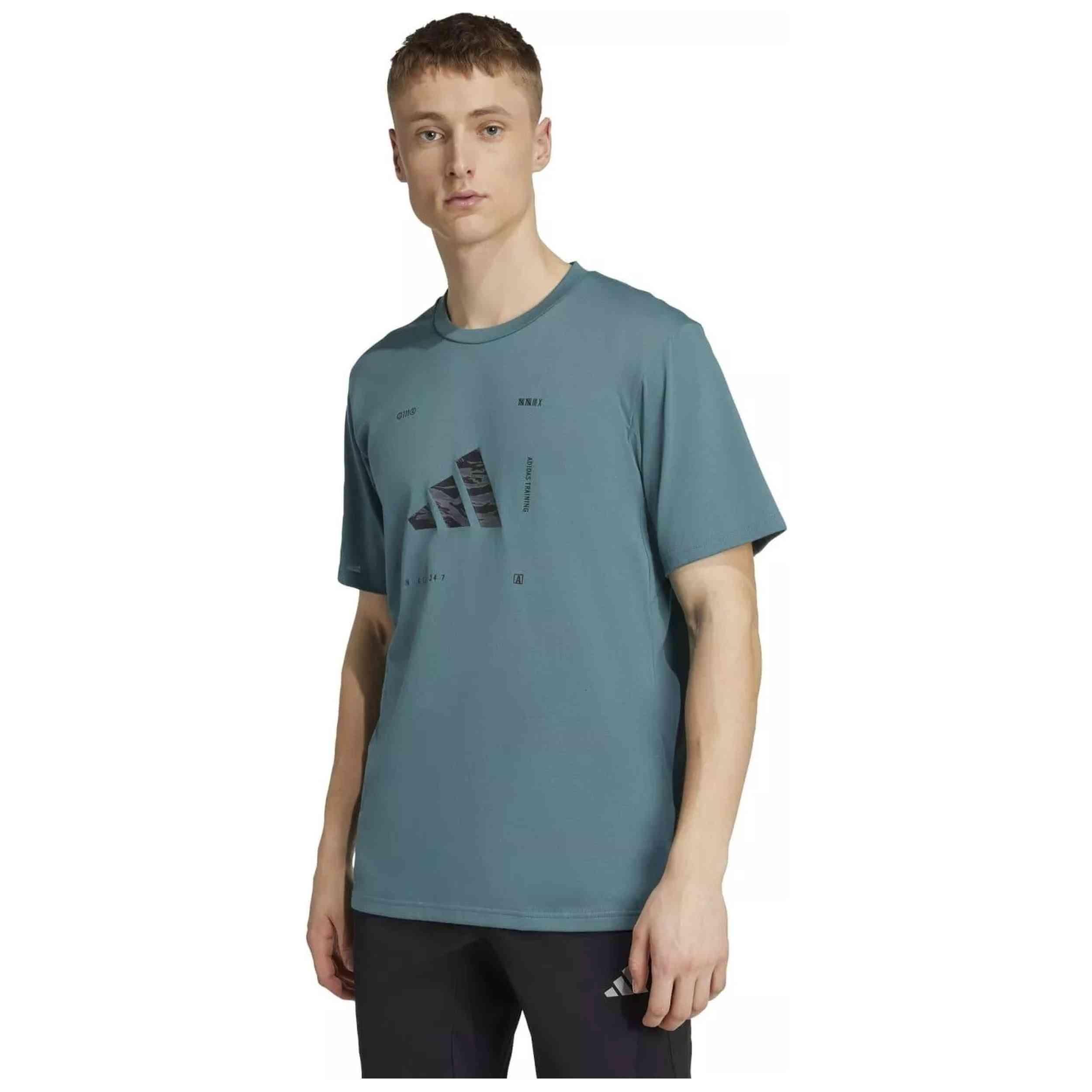 Kurzarmshirt Adidas Modell JW3894 für männer 2/5