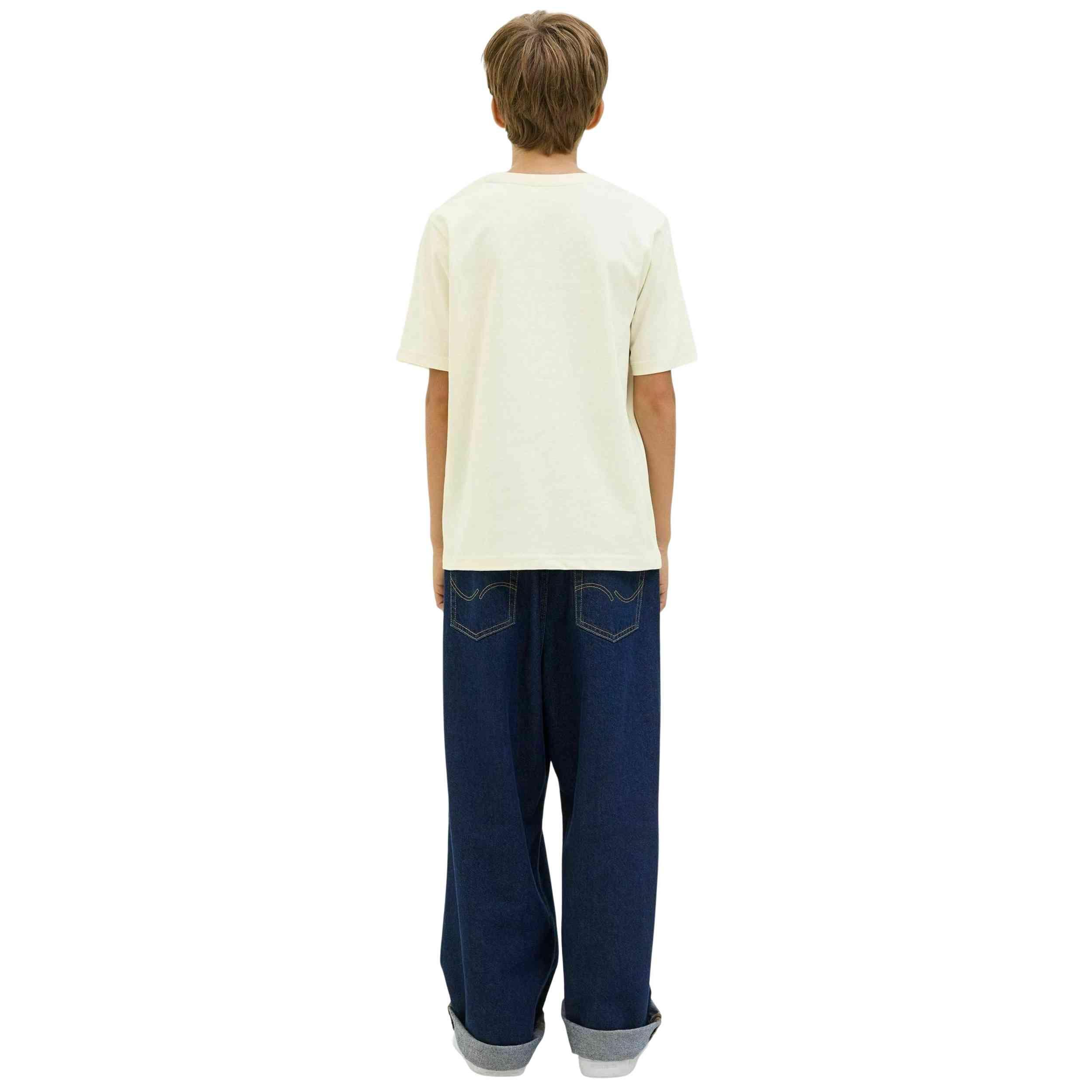 T-shirt Jack&jones modèle 12285166-SWEETCORN pour enfants 2/5