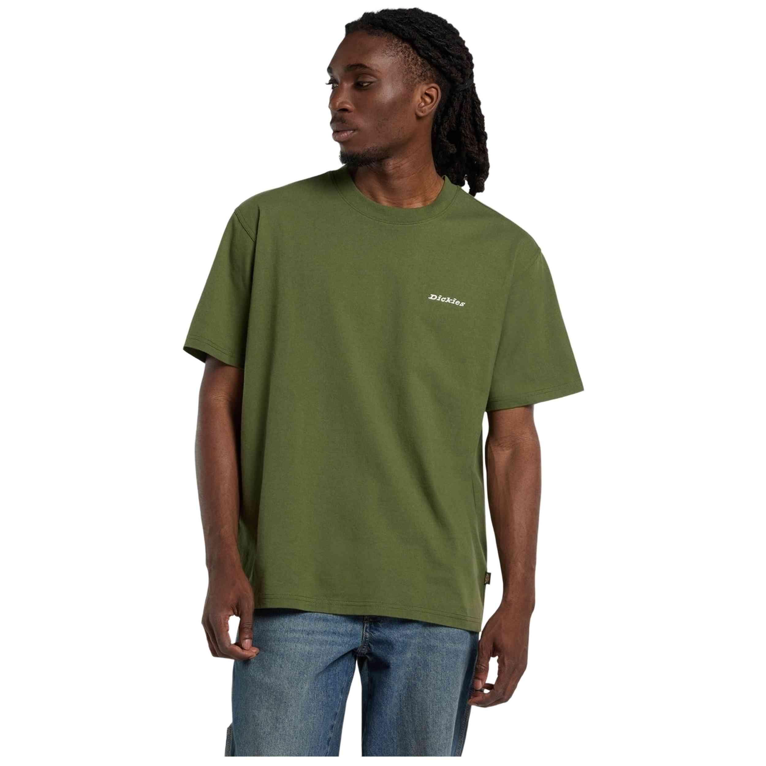 T-shirt met korte mouwen Dickies model DK0A89ENK721-GRN voor mannen 4/4