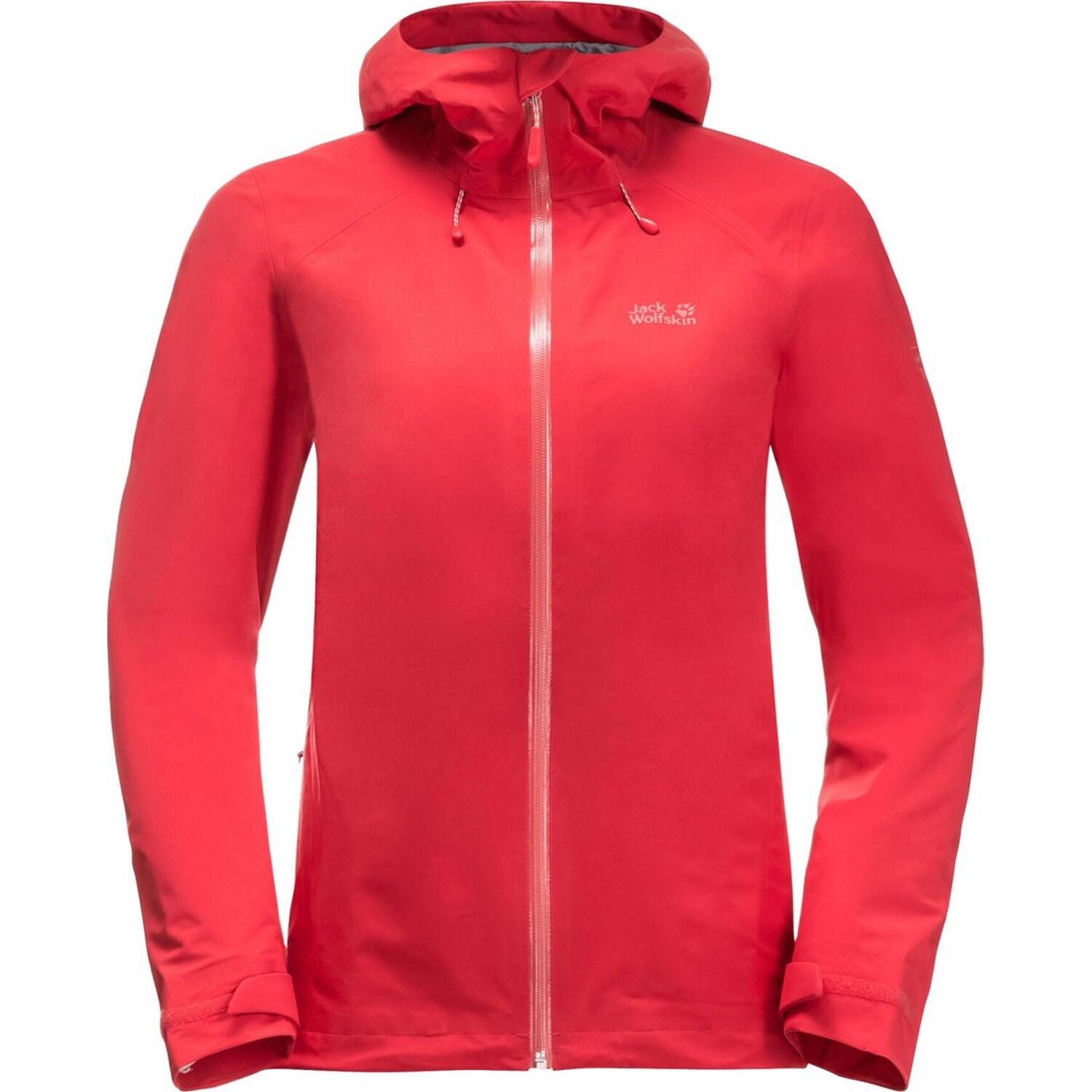 Giacca Donna Jack Wolfskin Highest Peak 3L Rosso 2/4
