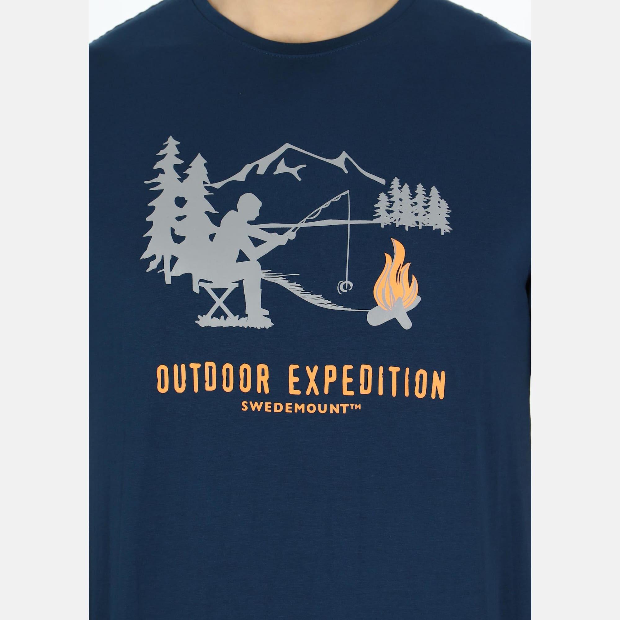 Heren sport korte_mouw_t_shirt Forest Tee 3/4