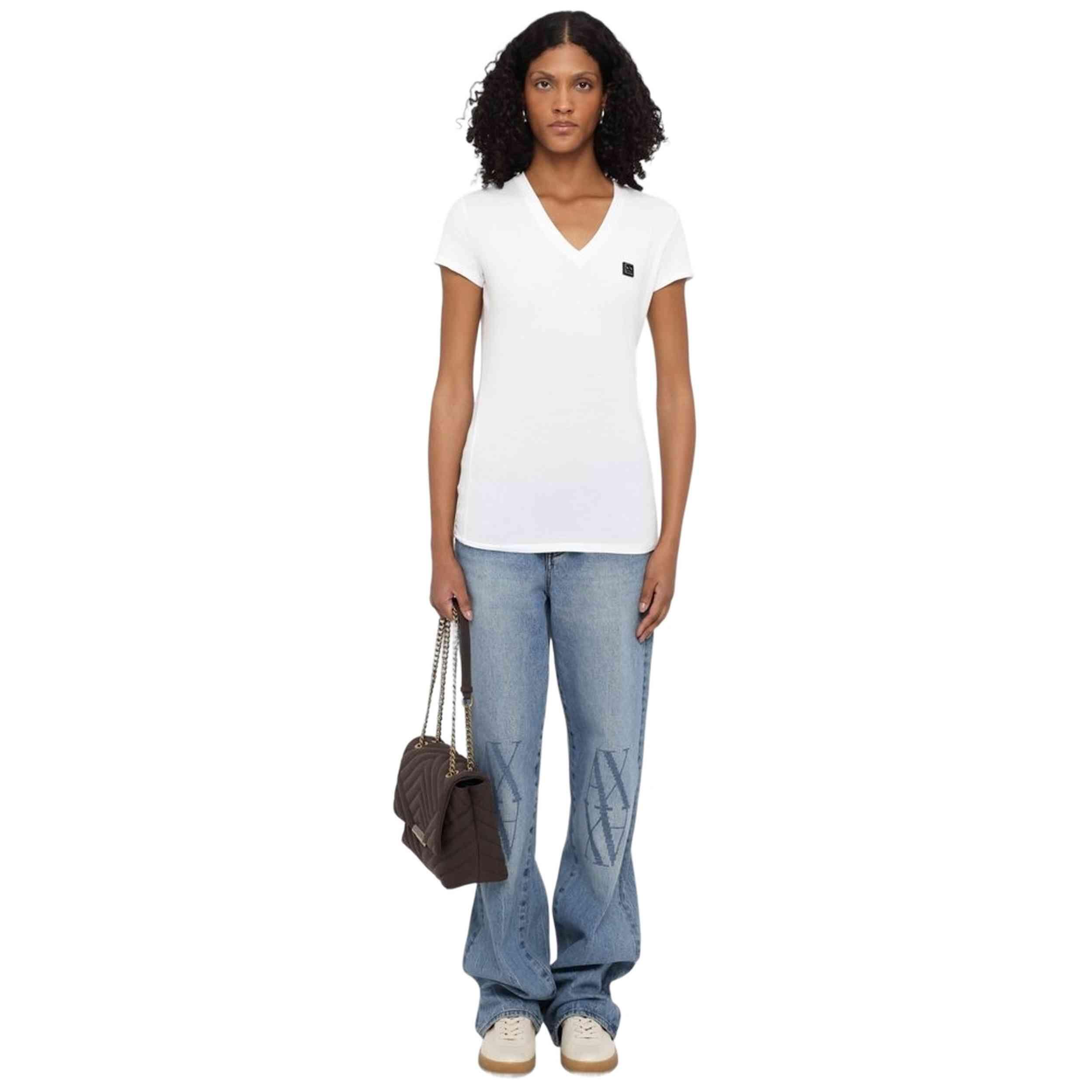 Camiseta de manga corta Armani exchange modelo 040303200011 para mujer 2/5