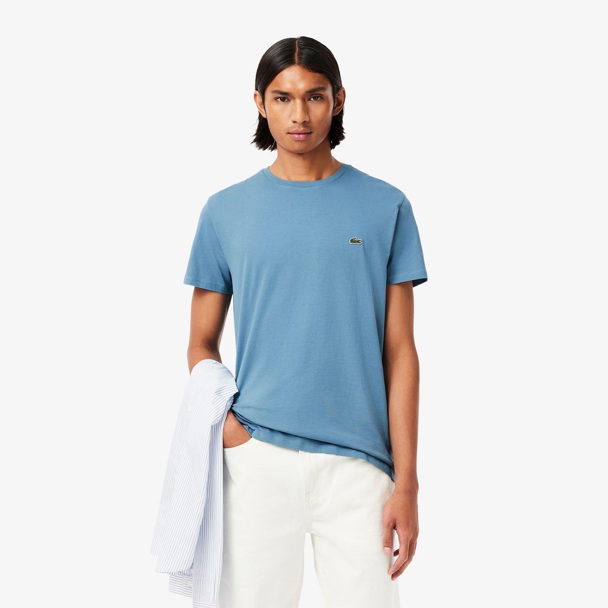 "Pima" TShirt für Herren Damen und Herren Hellblau 2/7