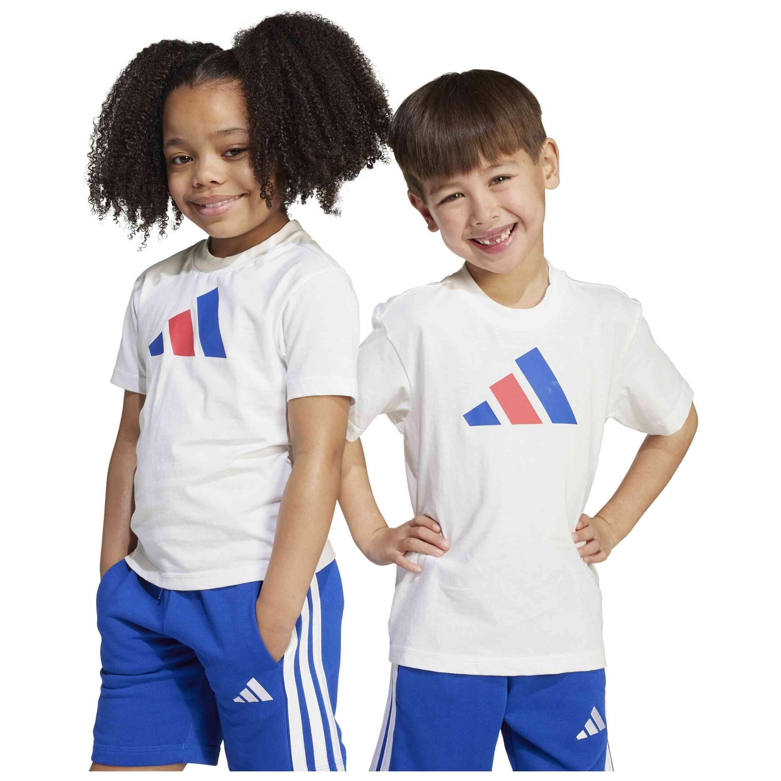 T-shirt Adidas modelo JY0302 para crianças unissex 3/5