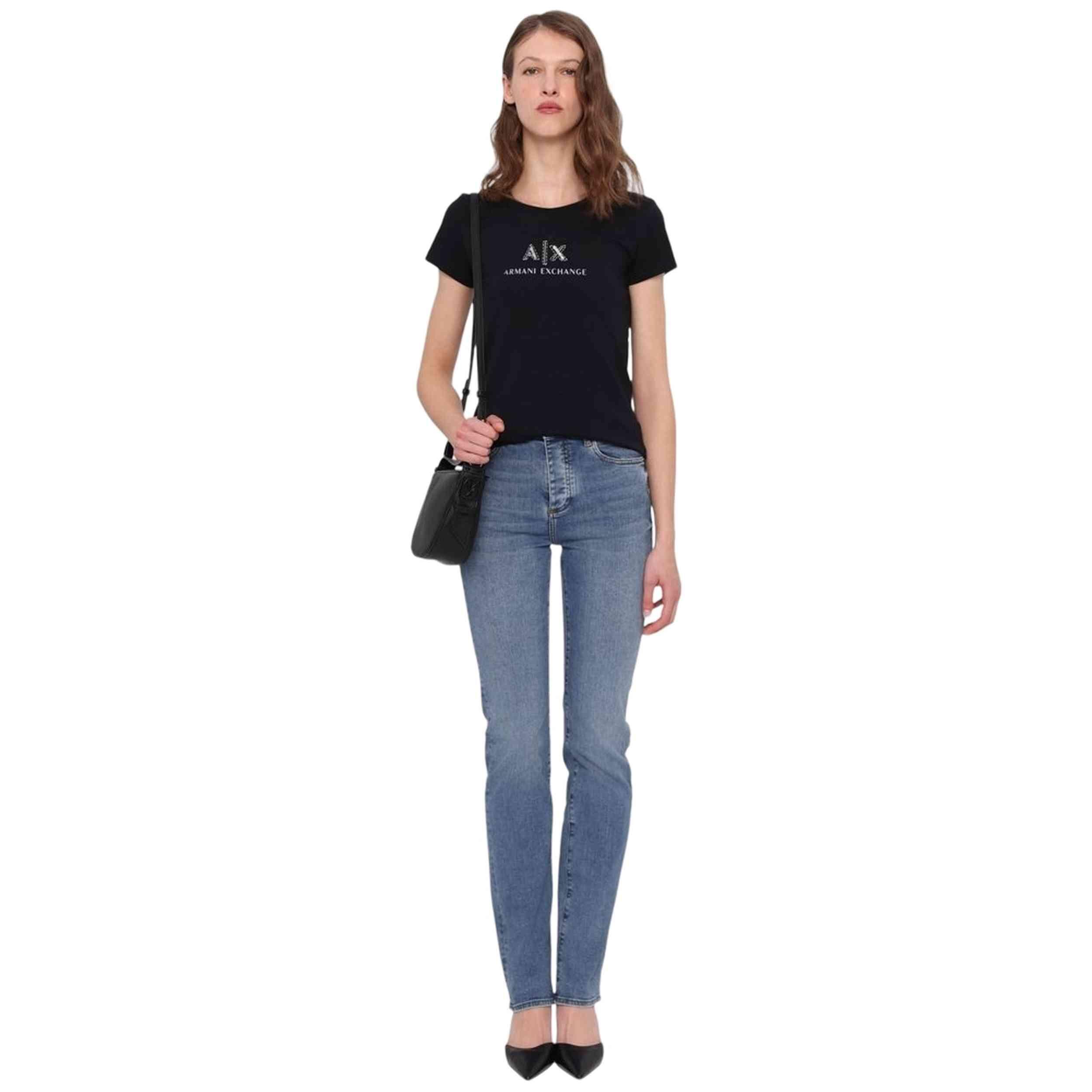 Camiseta de manga corta Armani exchange modelo 040303200013 para mujer 2/5