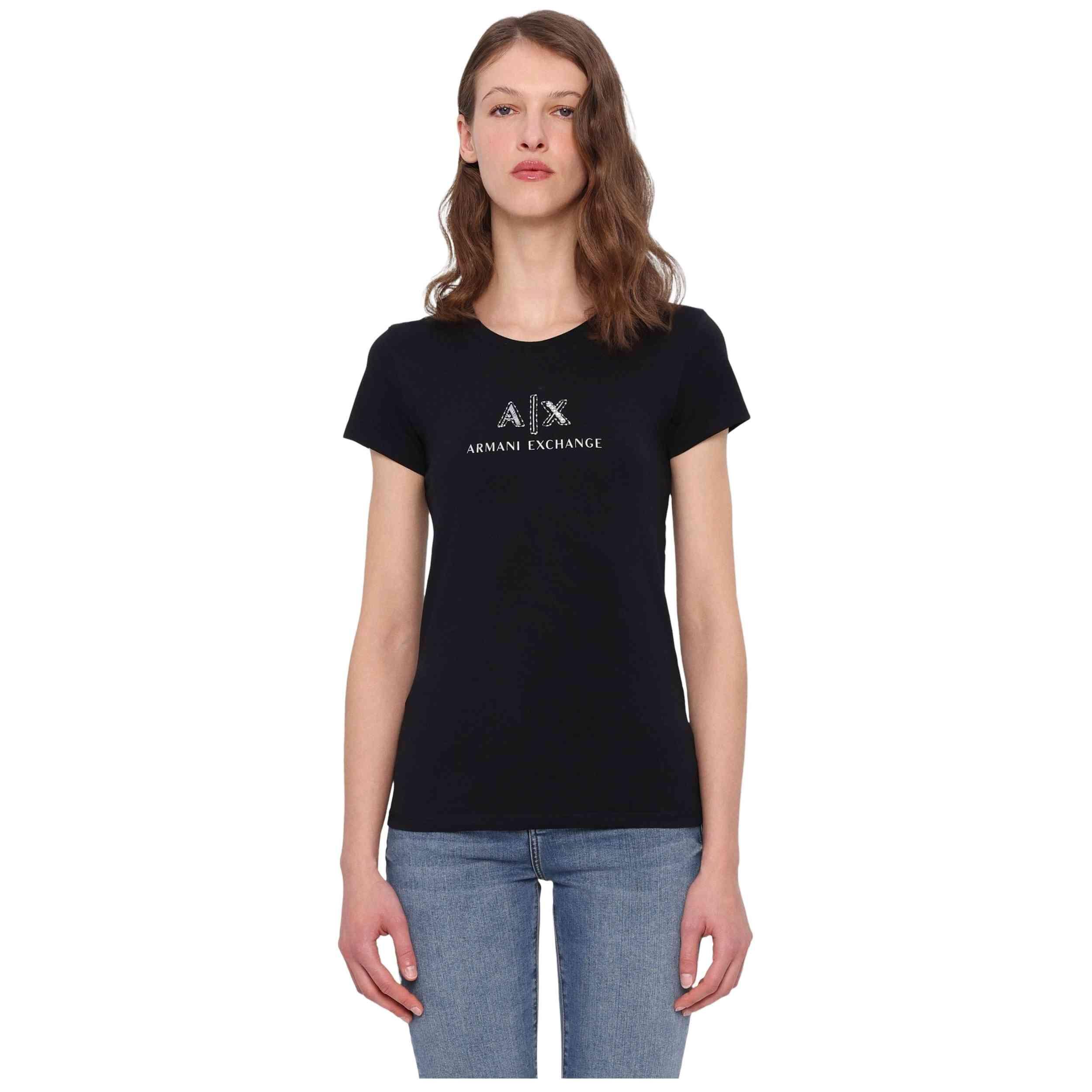 Camiseta de manga corta Armani exchange modelo 040303200013 para mujer 1/5