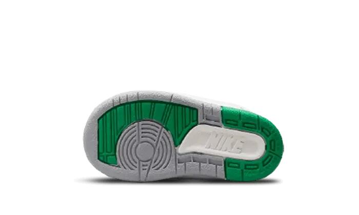 Baby - lifestyle - schuhe - retro air jordan 2 - weiß/lucky green 3/3