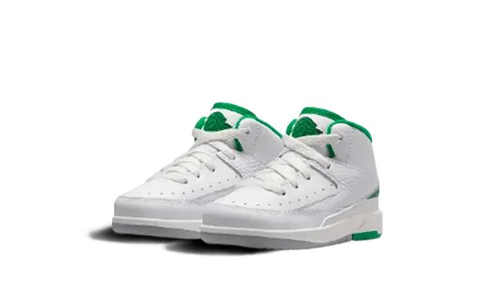 Baby - lifestyle - schuhe - retro air jordan 2 - weiß/lucky green 2/3