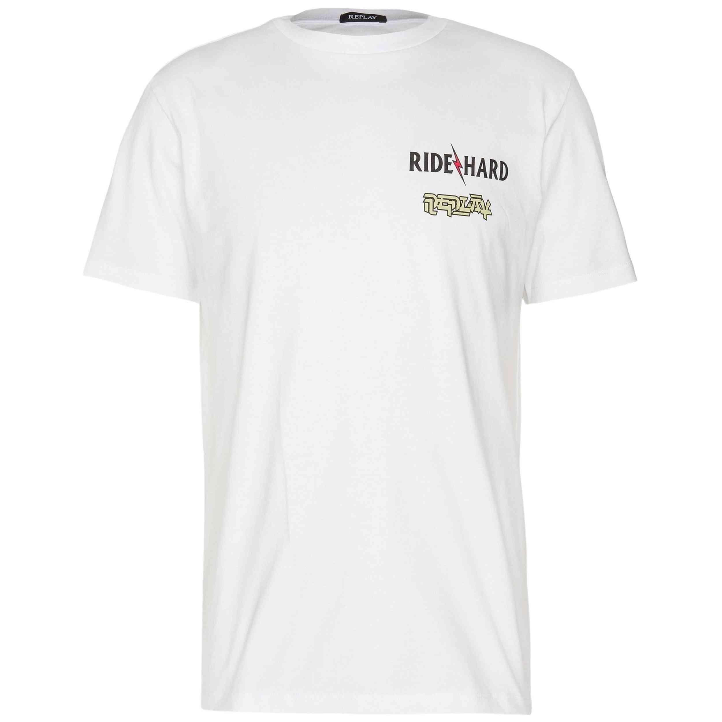Maglia a maniche corte Replay modello M68050002360P801 per uomini 4/5