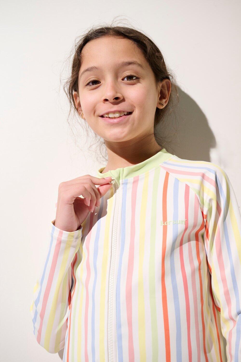 Veste de bain anti-UV Enfant (5-14 ans), Multicolore, Fidji, UPF 50+ 7/7