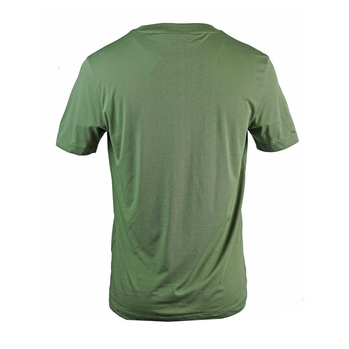 Unisex Adult Plain V Neck TShirt (Green) 2/2