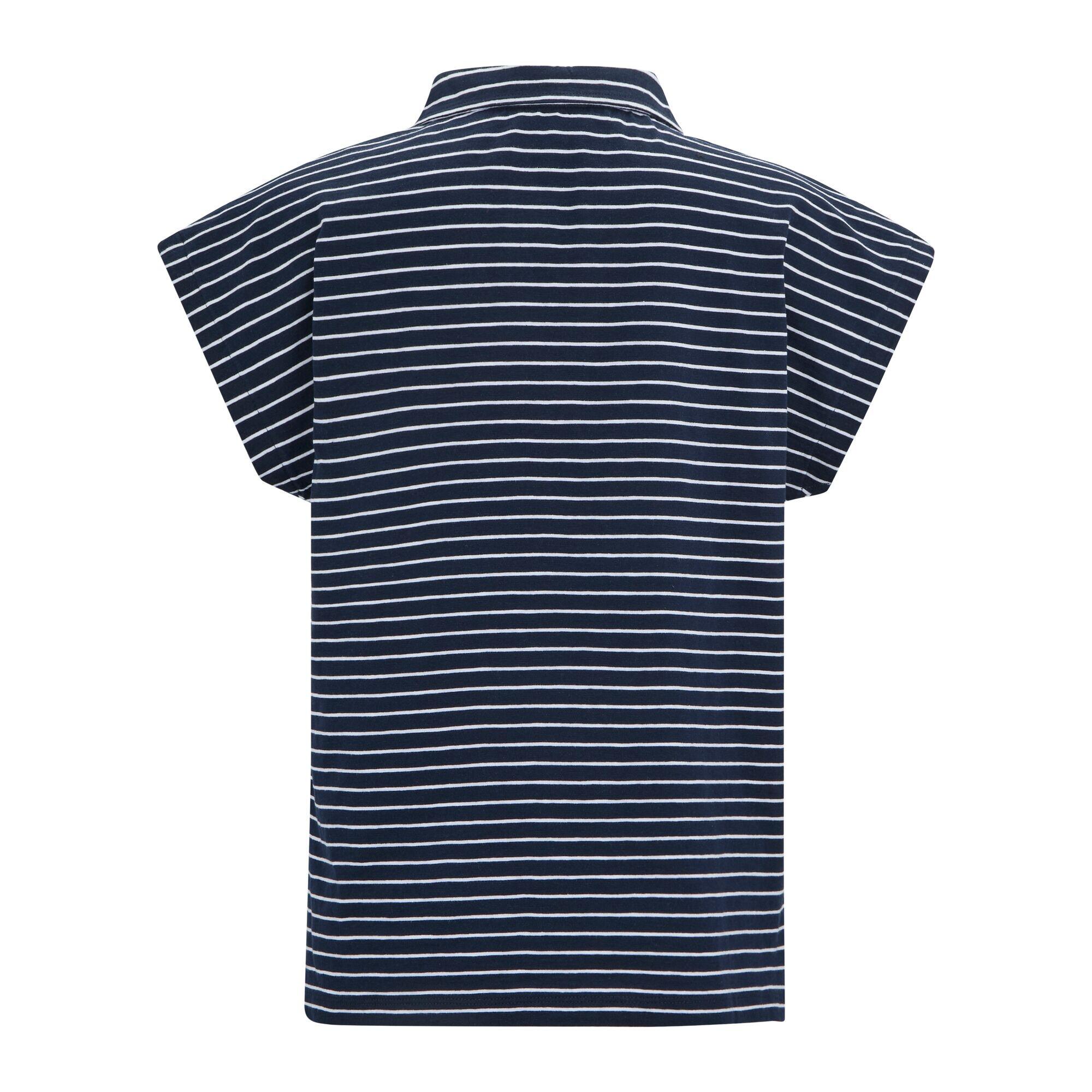 Tshirt LORANA Femme (Bleu Marine / Blanc) 2/4