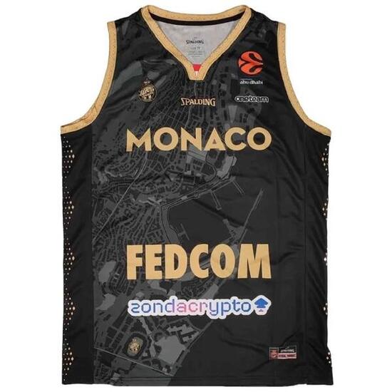 Maillot de basket Spalding modèle SPALASMUASM2509-BK pour homme