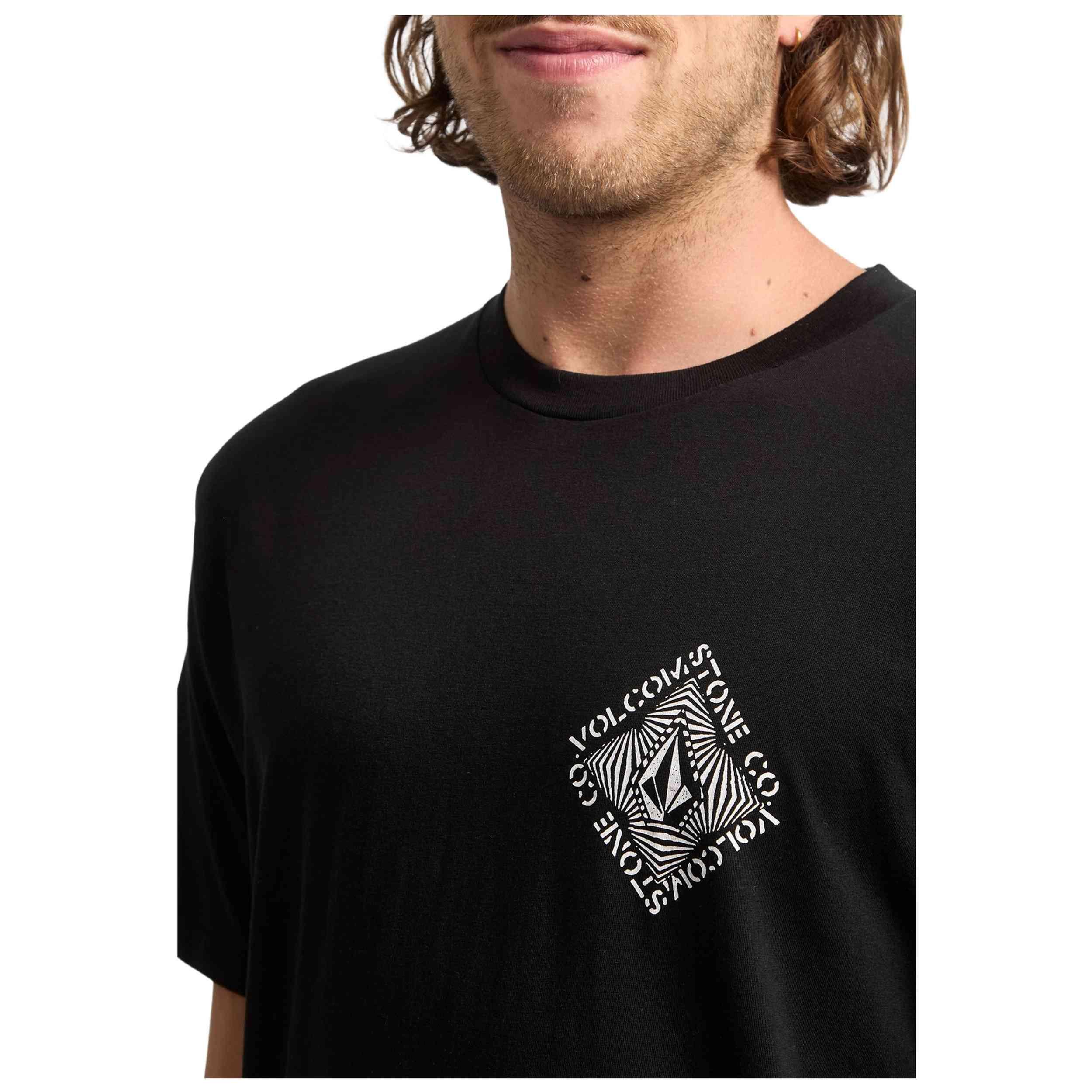 Maglia a maniche corte Volcom modello A3532551-BLK per uomini 4/5