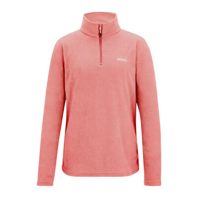 Geweldige outdoors dames sweetheart 1/4 zip fleece sweater (roze waas)