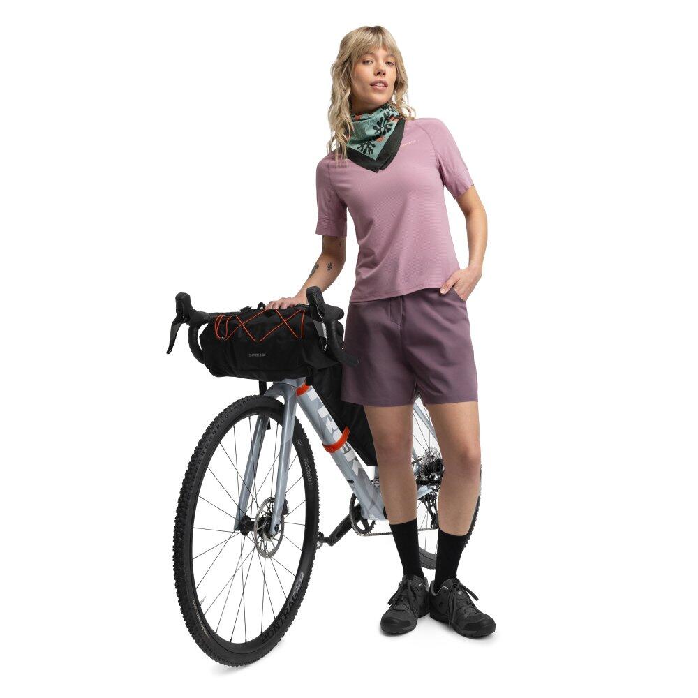 Pantaloncini da bikepacking da donna Ciclismo Turf Purple Viola 3/6