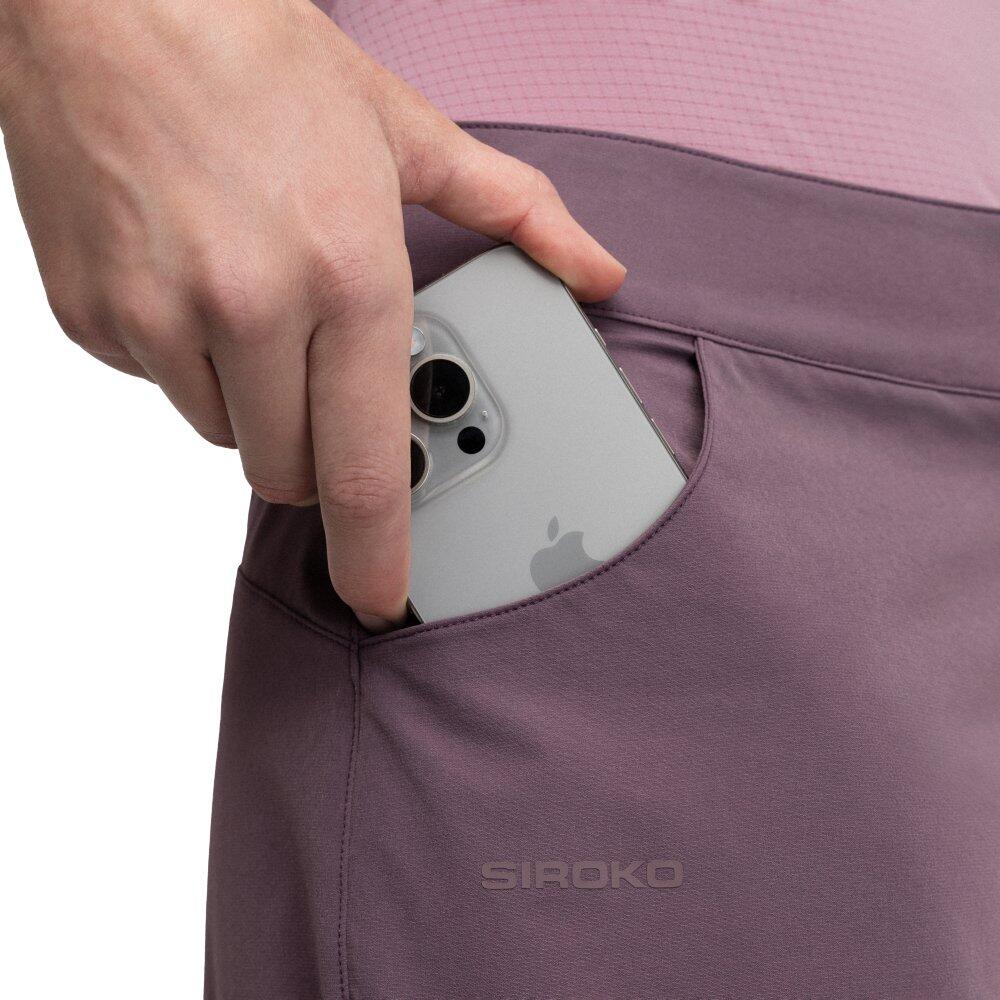Pantaloncini da bikepacking da donna Ciclismo Turf Purple Viola 5/6