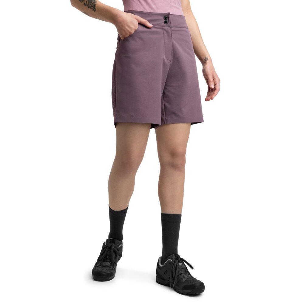 Women Cycling 's bikepacking shorts Turf Purple Purple