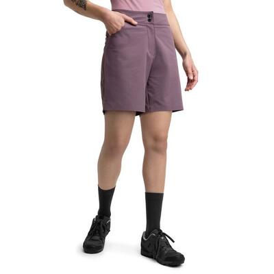 Dames fietsen korte broek bikepacking turf purple paars