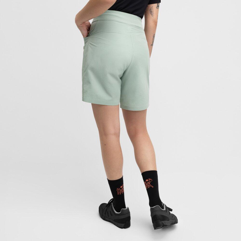 Short cyclotourisme femme Cyclisme Turf Gray Green Vert 6/7