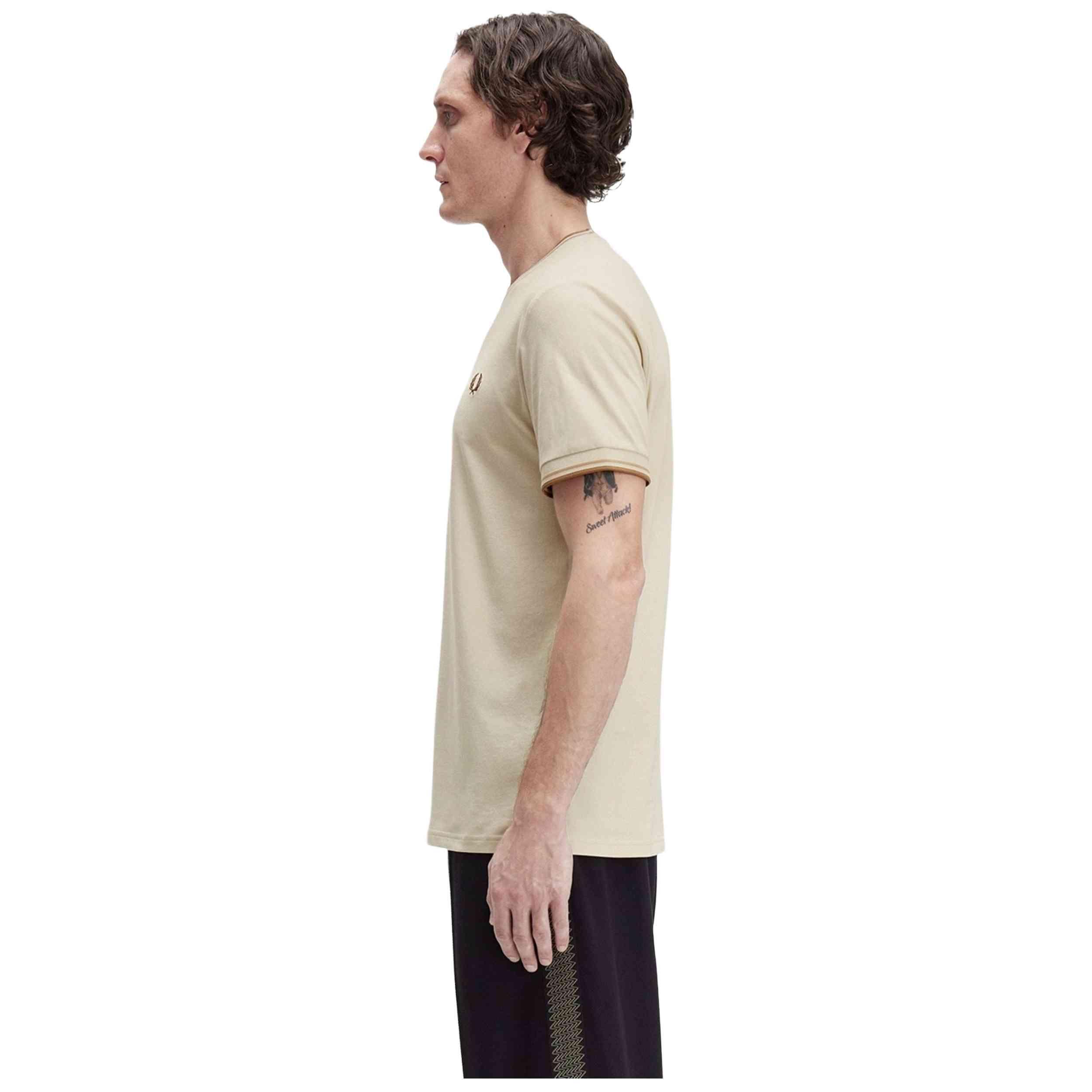 Maglia a maniche corte Fred perry modello 124-15258789904728 per uomini 3/5