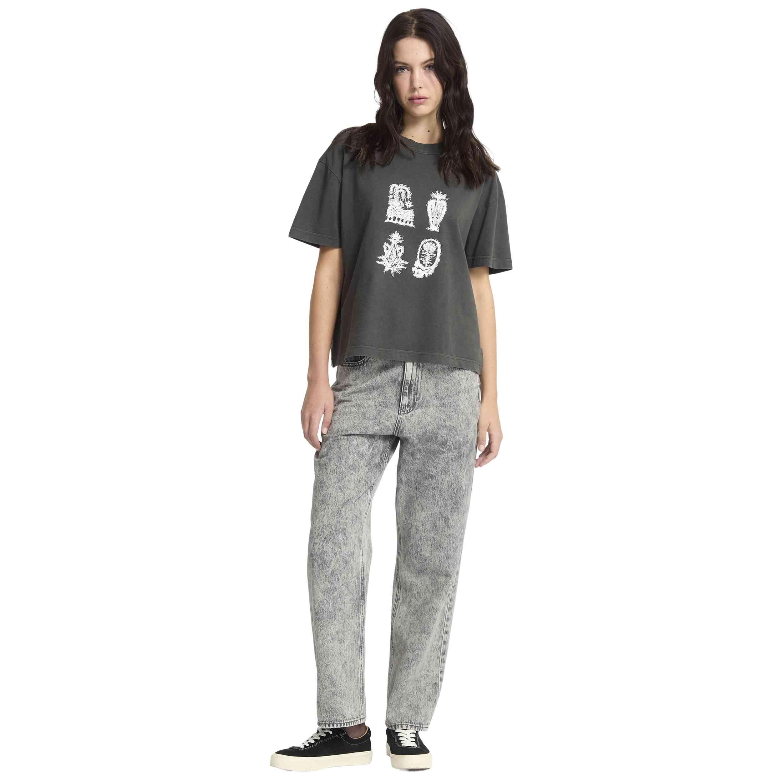Camiseta de manga corta Volcom modelo B3532509-VBK para mujer 2/5
