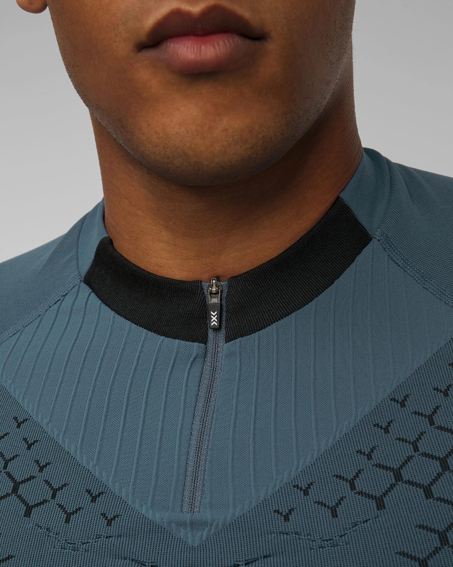 Koszulka biegowa męska X-Bionic Twyce Race Shirt SS Blue 3/5